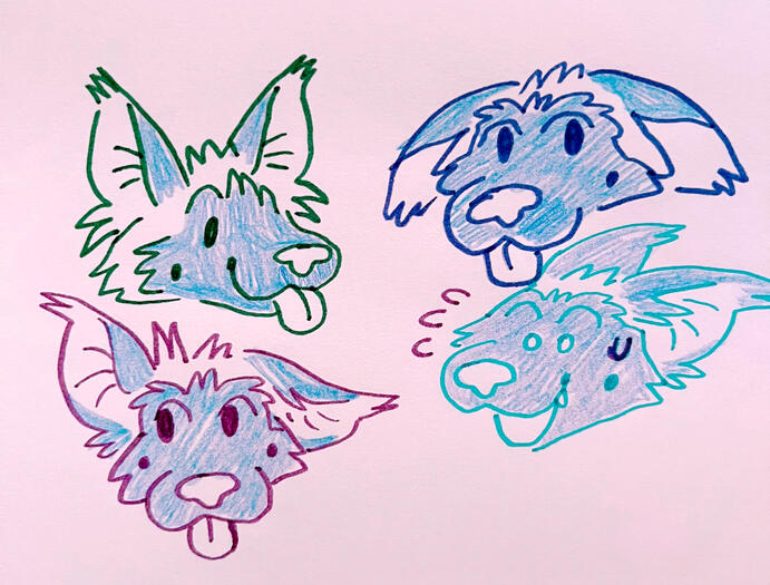 Silly doggy doodles